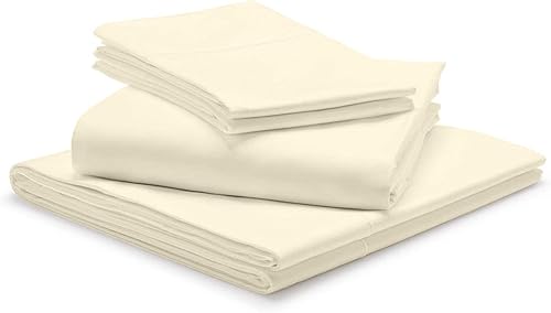 Miniatura 1 de Juego de sábanas tamaño King de 1000 hilos 100% algodón egipcio, suave y transpirable, tejido satén de fibra larga, 1000 hilos, se adapta a