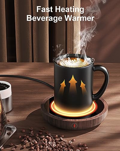 image for SWEETFULL Coffee Mug Warmer, 36W Electric Cup Warmer for Desk with 3-T