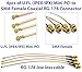 Pack of 4 RF U.FL(IPEX/IPX) Mini PCI to SMA Female Pigtail Antenna Wi-Fi Coaxial RG-178 Low Loss Cable (7 inches (17.8 cm)))