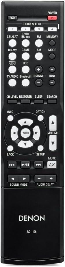 Denon AVR-S500BT 5.2 Channel AV Receiver With 4K Capability and Bluetooth