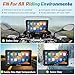 Carpuride W702B Motorcycle Carplay Screen for BMW R1200GS R1250GS S1000XR Motorcycle, 7 inch Waterproof Touchscreen, Portable Carplay/Android Auto GPS Navigation for Motorbike, Dual Bluetooth