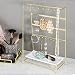 PLINRISE - Soporte organizador de joyas de 4 niveles, con bandeja para...