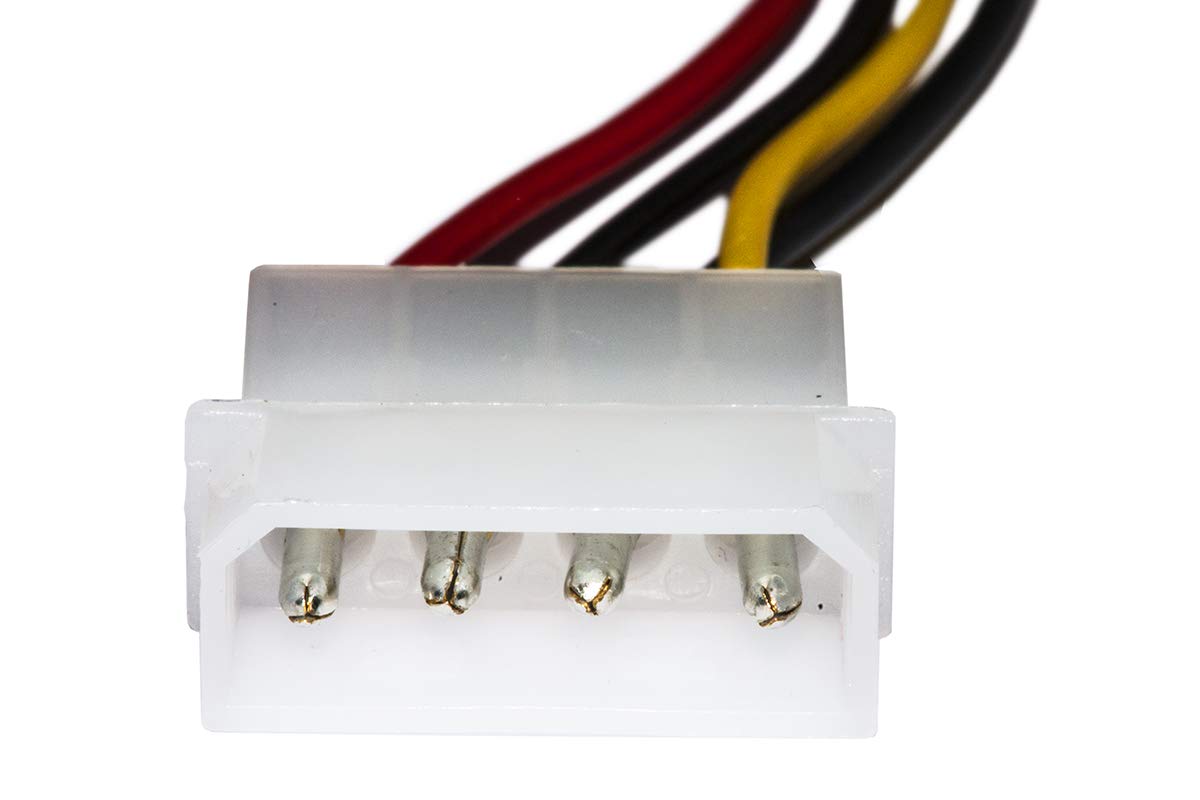 CAVO ADATTATORE ALIMENTAZIONE SATA 15 POLI - MOLEX 4 POLI CM.15