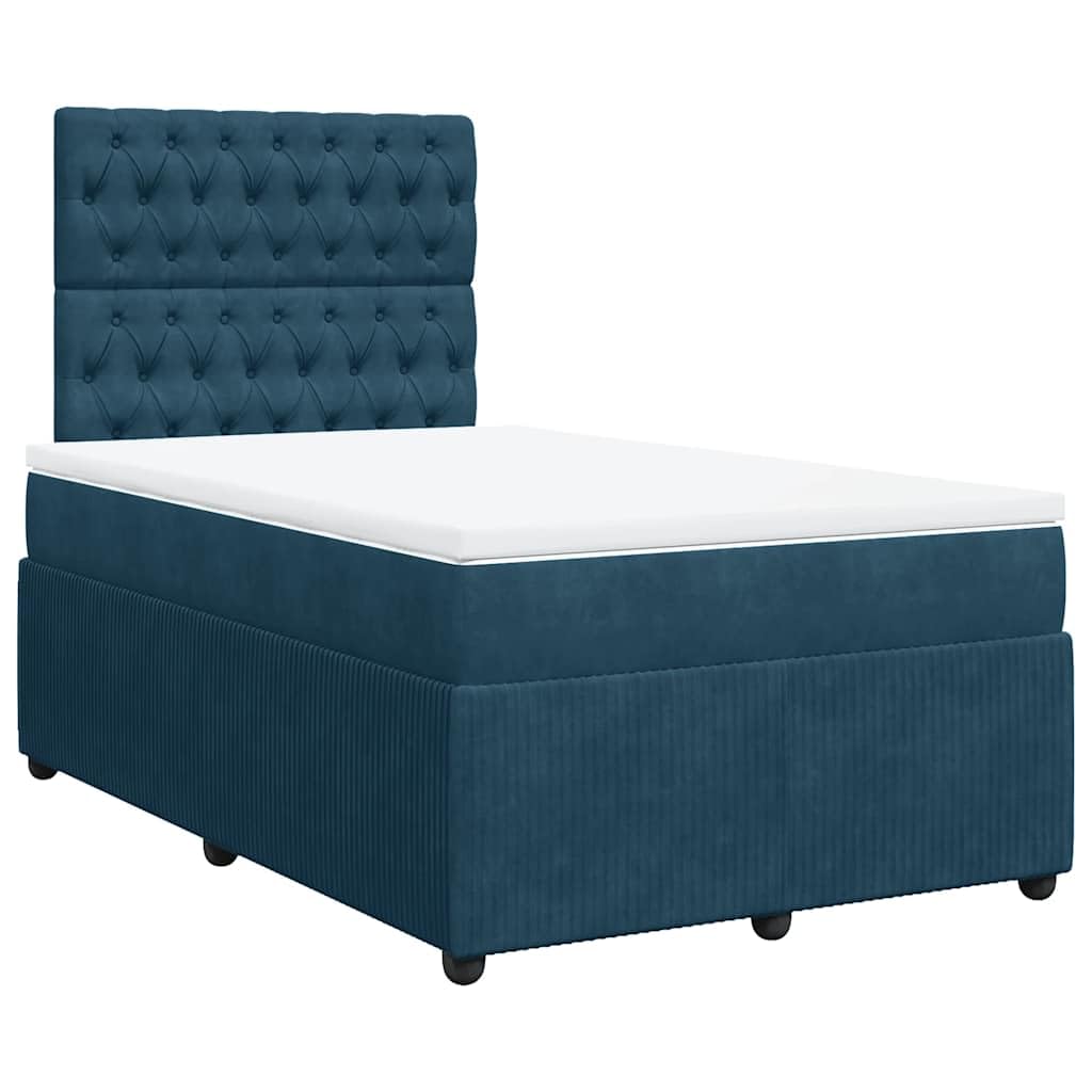 Velluto Premium Molle Insacchettate Giroletto 120x190 cm Blu
