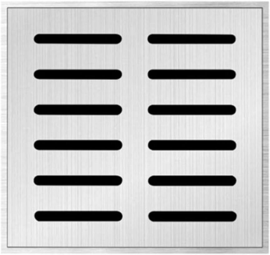 Removable Floor Drain Cover with Frame - Stainless Steel Grate for Outdoor Catch Basins, Large Size for Effective Drainage