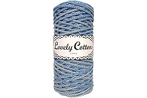 Premium 3mm Cotton Braided Cord: Master Macrame, Crochet, and Weaving