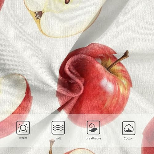 Fancy Toddler Underwear Floral 2t Cotton Panties Little Girl Watercolor Slices Red Apples Underpants Briefs3