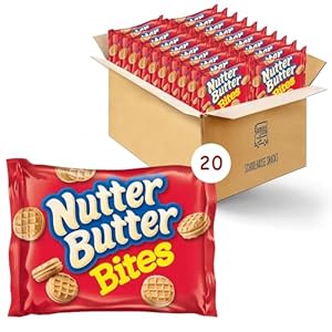Nutter Butter Bites Peanut Butter Sandwich Cookies, 20-1 oz Packs