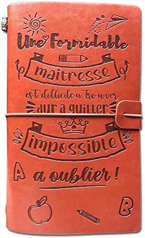 Cadeau Maitresse D'École Personnalisé OMNIQI Journal Intime Merci