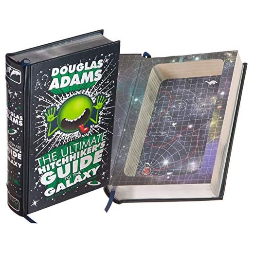 Leatherbound Book Safe - The Ultimate Hitchhiker's Guide to the Galaxy
