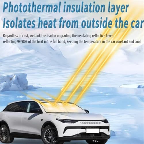 Pare-soleil de voiture thermique pour Baojun 510 rafraîchissant le pare-brise avant