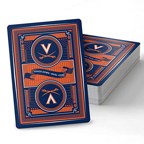 Image of YouTheFan NCAA Officially-Licensed Playing Cards - Original Artwork on All face Cards and Jokers - Team's Official Colors - Quality Linen Texture - Designed in The USA