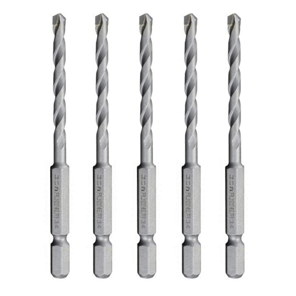 Unika DP5-RJ34 Charging Driver Bit Drill, RJ Type, Set of 5, 0.1 inches (3.4 mm)