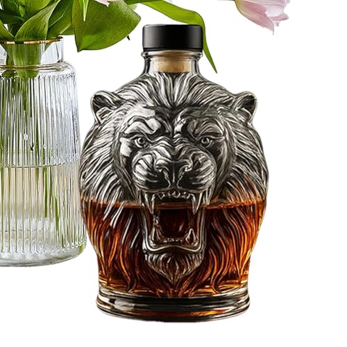 Caraffe Per Alcolici | Distributore Liquori Caraffa Bottiglia | Design Con Animali Contenitore Vino Accessorio Cucina Per Vino Bourbon Brandy Vodka Cognac