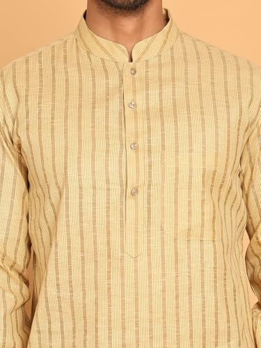 Image of Jompers Men's Cotton Striped Kurtas