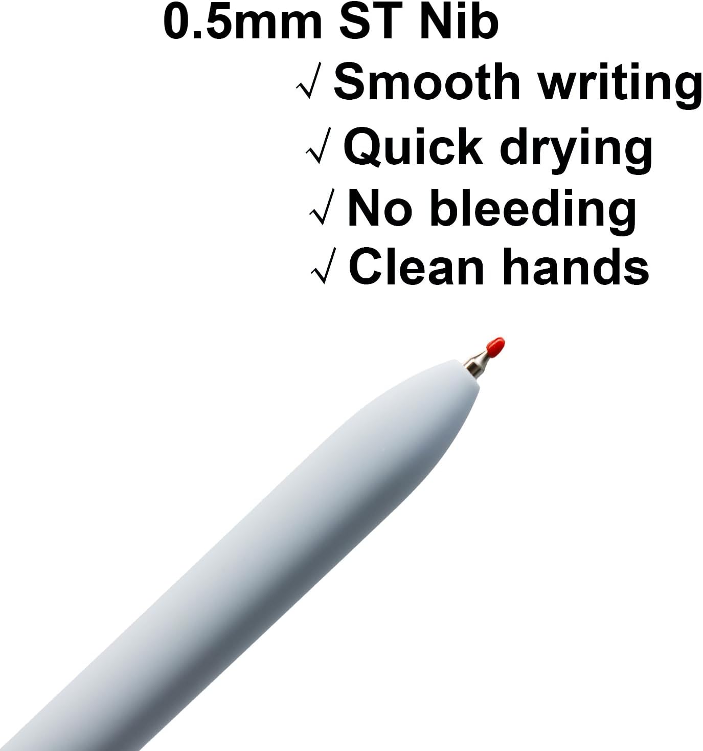 Maydahui 4 Pcs Retractable Cute Cat Tail Press Pens Black Ink and 4 Pcs Black Cat Rollerball Pens Erasable Blue Ink for Cat Lovers School Office Birthday Gifts - Image 4