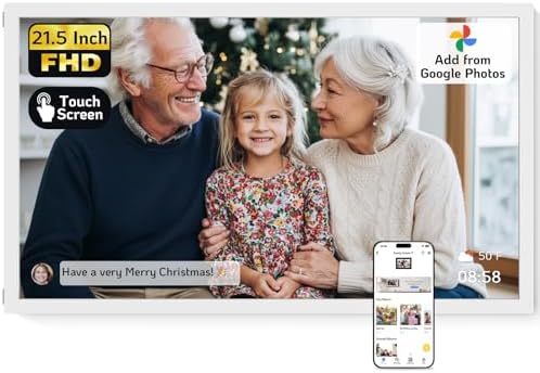 NexFoto Porta-Retratos Digital Grande Com Tela Sensível Ao Toque ...