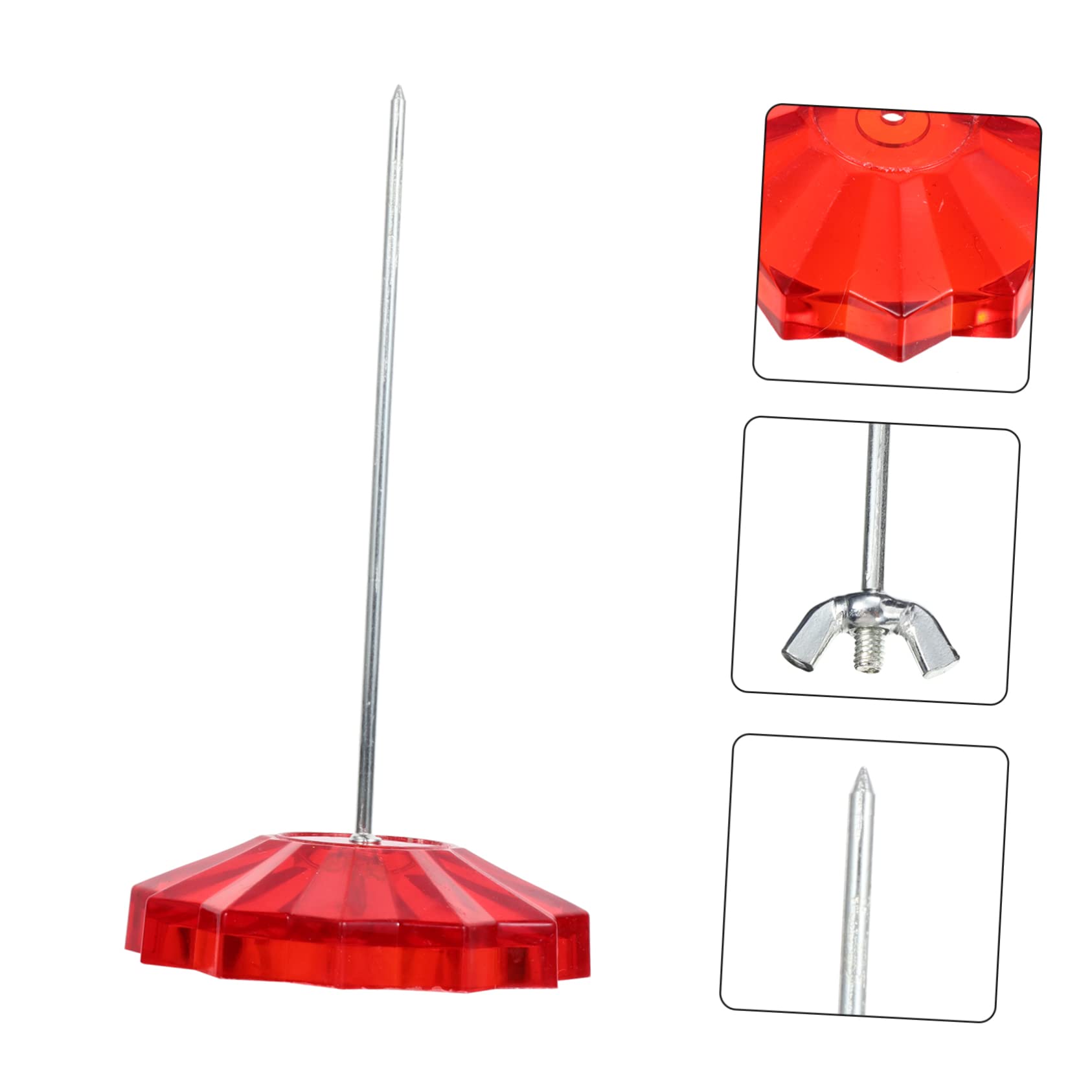 NUOBESTY Sets Check Holder Spike Stick and Bill Fork Desk Paper Holder Plastic for Office Pcs