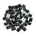 Produktbild KEESIN 50 Stück selbstklebend Kabel Halter Kunststoff schnell Tie Kabel Clips KFZ Kabel-Organizer, Schreibtisch Wand Kabel Draht Clips, Schwarz