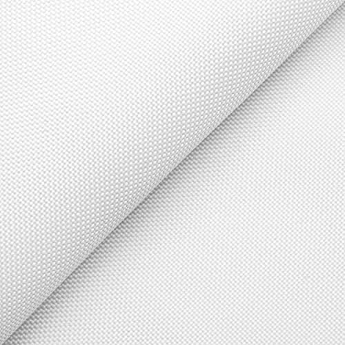 Tissu au mètremètre imperméable DESHOME Zenit 10m en PVC rigide blanc