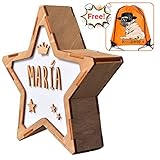 *DECORATIVA. Por su construccion en madera esta estrella, es un artÍculo original y decorativo incluso cuando está apagada. Se puede utilizar en la mesita de noche o en cualquier otro lugar.(salón, despacho etc..)