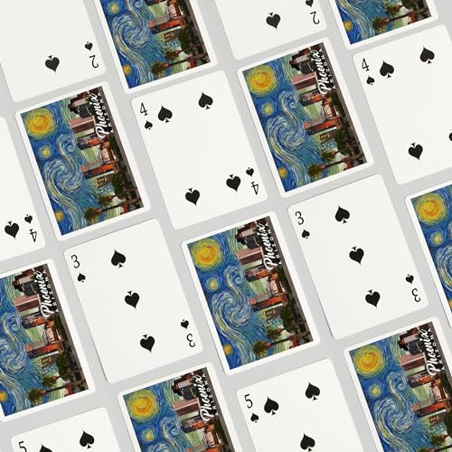 Lantern Press Phoenix Arizona Naipes Poker 52 piezas miniatura 4