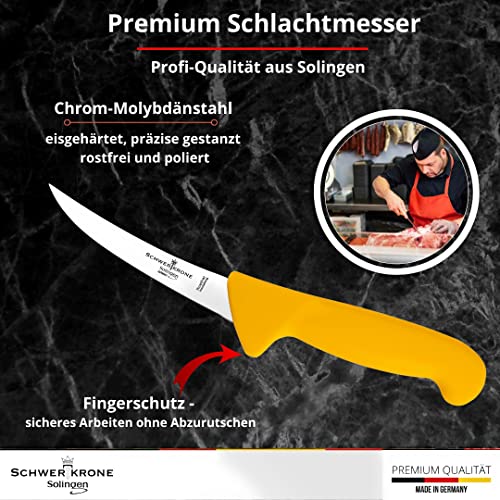 Miniatura 3 de Schwertkrone Solingen - Cuchillo De Deshuesar Flexible 13 Cm, Acero Inoxidable, Hoja Pulida