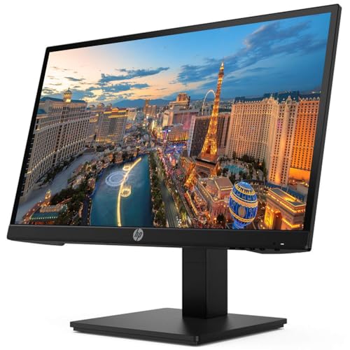Image of HP P22h G4 22 Inch Class Monitor 2-Pack, FHD 1920 x 1080, LED Backlit, IPS, Vesa Compatible, Anti-Glare, Tilt (HDMI, VGA and DisplayPort) for Home and Office