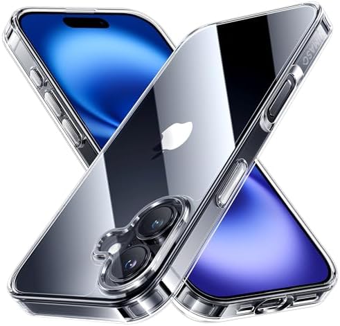 （05:00時点） NIMASO iPhone 16 用 ケース クリア 黄変防止 耐衝撃 SGS認証 ワイヤレス充電対応 指紋防止 あいふおん16対応（6.1インチ）