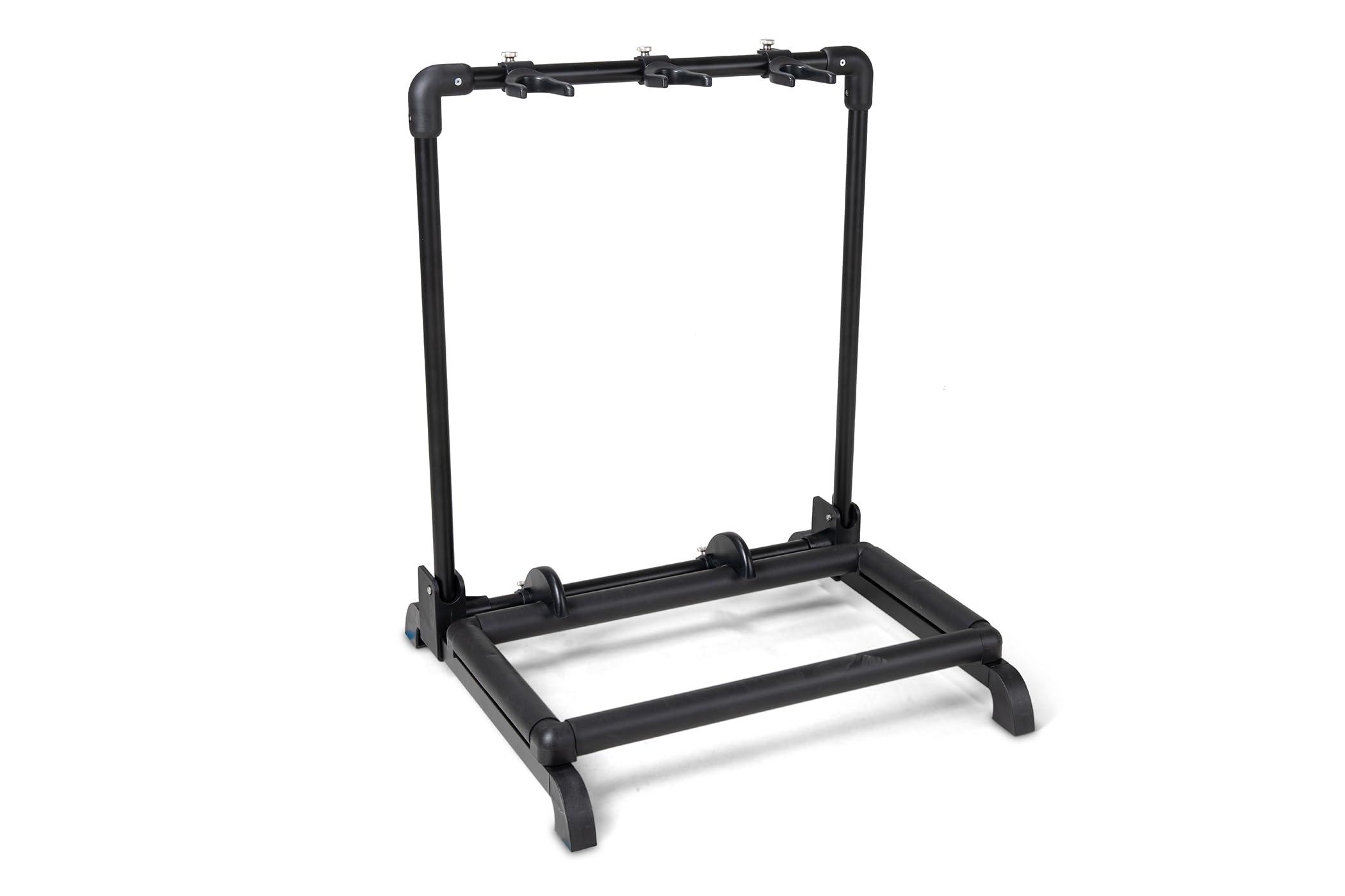 Gewa Supporto per Chitarra Multiständer - per 3 strumenti - regolabile - anche per chitarre Roundback, nero, GS-103B