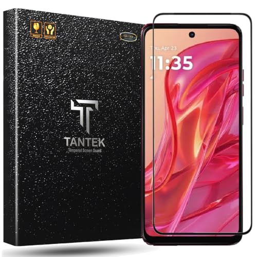 Image of TitanGuard Tempered Glass Screen Protector Guard for Motorola Moto G45-9H Hardness, Military Grade, Anti-Static, Easy Installation Kit - 1 PACK