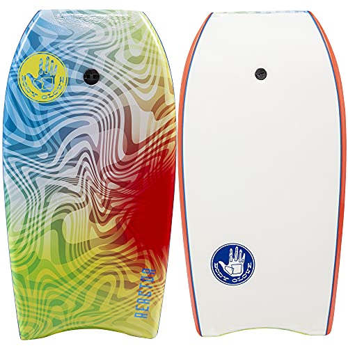 body glove boogie board - Reactor 37 Inch Bodyboard (Triple Color) - EPS Core, HDPE Slick, Crescent Tail, Graphic Slick, Includes Leash for Men, Women, Kids - Durable, Surfing Waves Ocean Summer Fun Beach Water Body Board