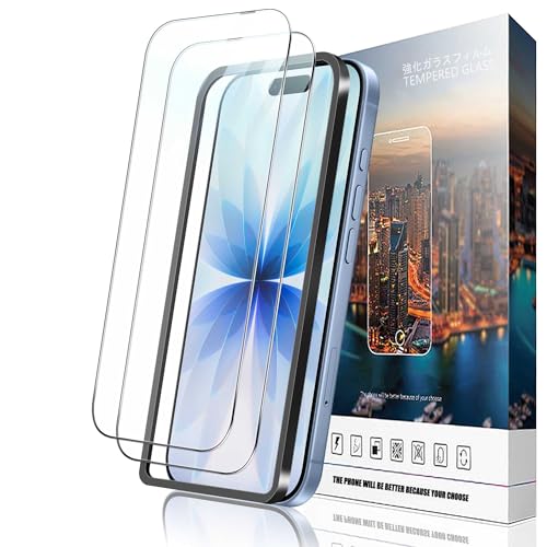 Nutmeg�y2���Z�b�g�z�Ή� iPhone 17 ��p�K���X�t�B���� iPhone 17 ��p�ی�t�B���� �K�C�h�g�t�� �d�x9H ���{���Ɏq�f�� �C�A�[�� �����ߗ� ��U�h�~ �w��h�~ �ϏՌ�