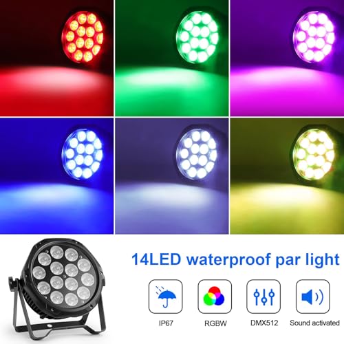 Éclairage extérieur étanche 14x10W pour illuminer une église - 4