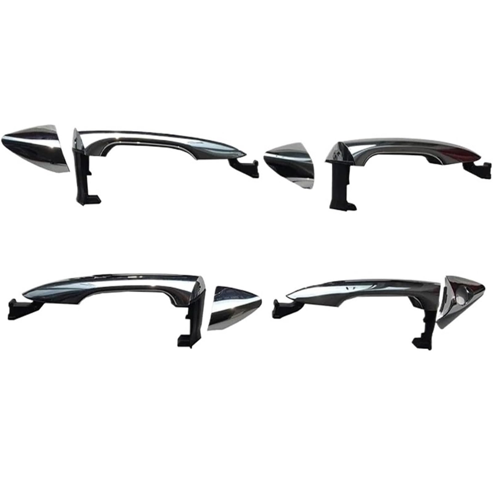 Glymzoi Car Exterior Door Handles Car Outer Door Handle for Elantra for MD 2012-2015 Front Rear LH RH 8PCS 1SET