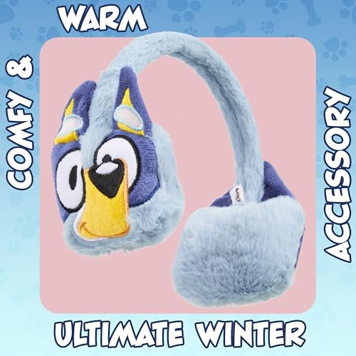 Bluey Girls Fluffy Earmuffs, Winter Accessories Ear Warmers - Gifts for Kids4
