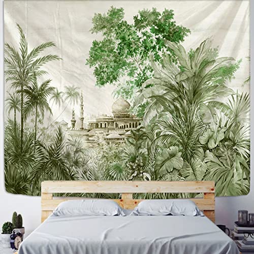 Toile de fond animal exotique et tapisserie murale fleurs plage salon