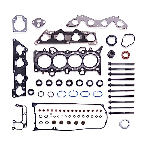 Image of Head Gasket with Bolts for Honda Civic 1.7L HS26236PT HBHO034 | Honda Civic DX /LX 2001-2005; 1.7L L4 SOHC 16V D17A1; MLS steel; Includes head bolts; Prevents oil leaks