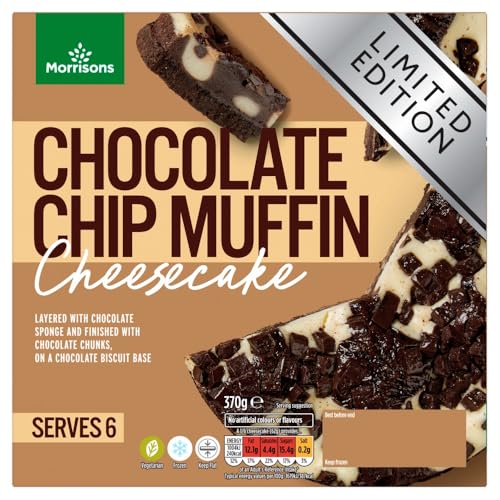 Morrisons Chocolate Chip Muffin Cheesecake 370g