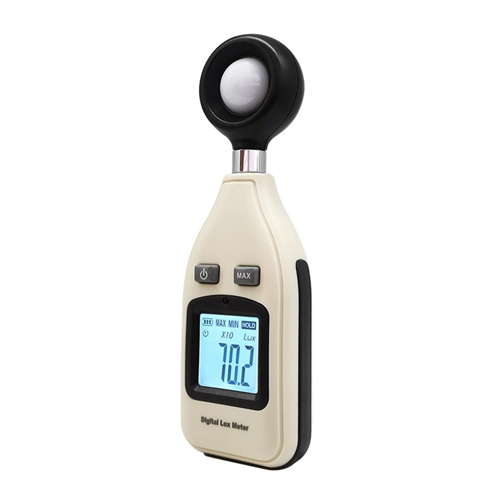 Luminómetro Digital 2 En 1, Fotómetro, Medidor De Lúmenes Luminosidad, Sensor 0-200000 Lux con Rango Automático Frecuencia Muestreo Veces/Segundo Medición Precisa Luz