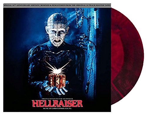 CHRISTOPHER YOUNG- HELLRAISER SOUNDTRACK 30TH ANNIVERSARY EXCLUSIVE RED AND BLACK STARBURST vinyl [vinyl] CHRISTOPHER YOUNG