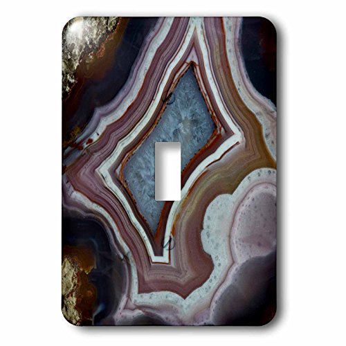 Interruptor de palanca de cuarzo 1 capa 3dRose lsp_229635_1 placa de luz decorativa 3
