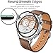 Accdeny [4 pieces] of protective film with hauwei watch GT5 46mm, 360° all-round 3D edge screen protection film, full coverage, anti-scratch, bubble-free protection, 3D touch fingerprint sensor (no glass)
