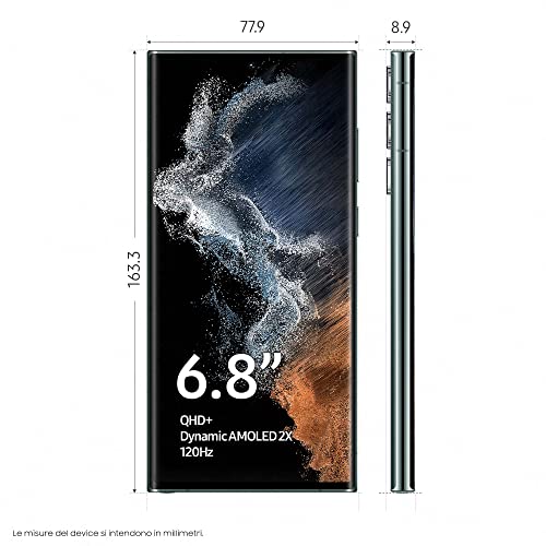 Samsung Galaxy S22 Ultra finition vert premium avec écran AMOLED 6.8" - 3