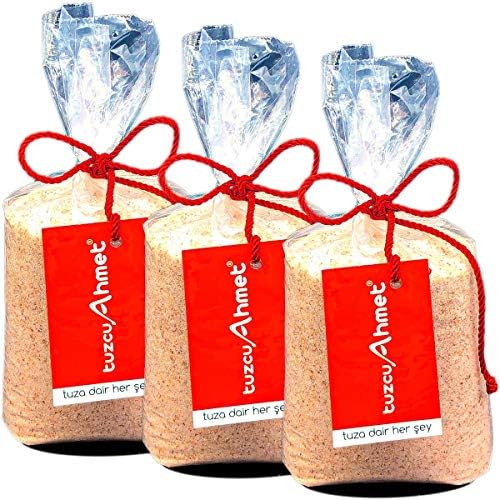 Çankırı Tuzcusu Tuzcu Ahmet 3 Adet 1 Kg Öğütülmüş Doğal Himalaya Kaya Tuzu Pembe