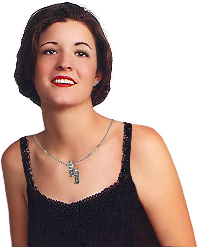 Pendant Necklace Chain and Small PendantCrystal