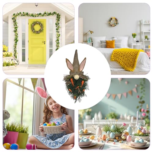 Couronne de lapin pour porte d'entrée et cadeau de mariage - 5