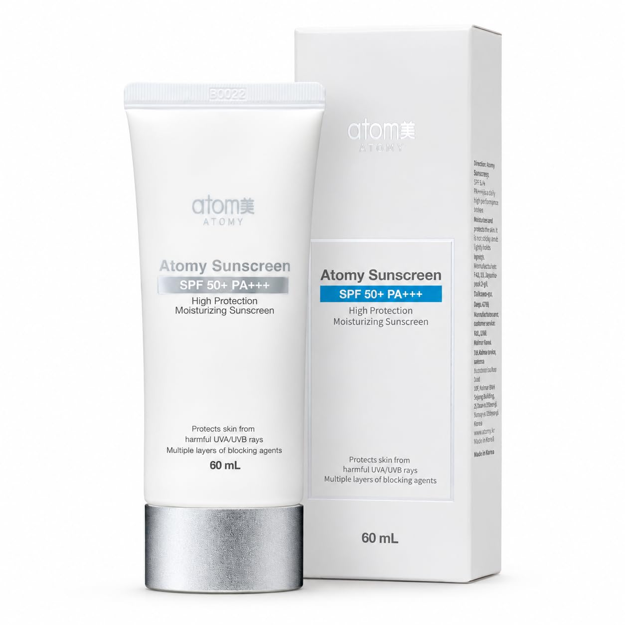 Atomy White Sunscreen SPF 50+ PA+++, Lightweight Moisturizing Sun Protection Cream 60 ml for Daily Skin Care, Outdoor Use, Commuting, Holidays & Travel-picture-10