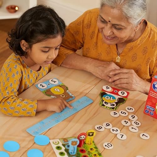 Image of Orchard Toys Number Bears Math Learning Game | Counting Addition Subtraction for Ages 5+ | Educational Board Game | Teacher Tested Learning Tool