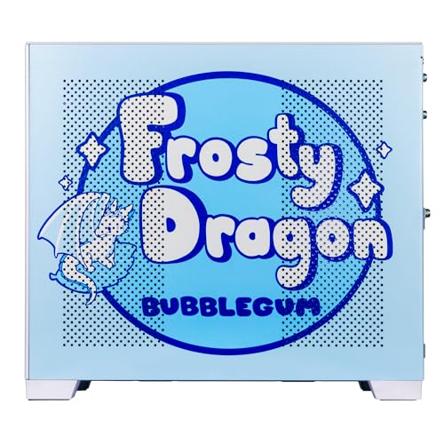 Image of Velztorm Frosty Dragon Custom Built Gaming Desktop PC (AMD Ryzen 7 5700X, GeForce RTX 5060, 32GB DDR4, 2TB PCIe SSD, RGB Fans, 240mm AIO, 850W PSU, WiFi 5, Bluetooth 5.0, RJ-45, Win 11 Home)